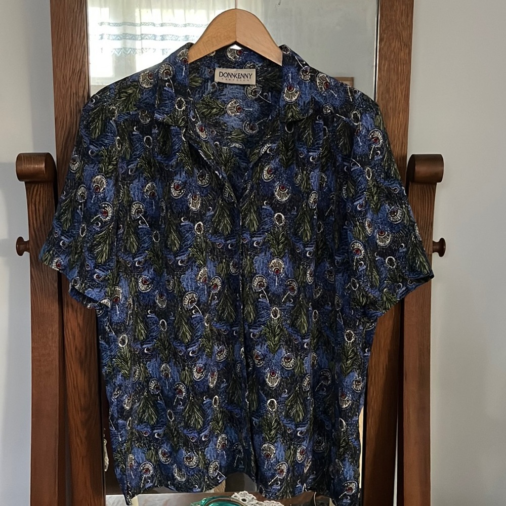 DonnKenny Peacock Blouse